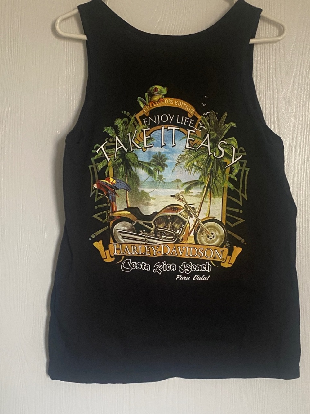 Men's Harley-Davidson Black Costa Rica Collector's Edition Tank Top